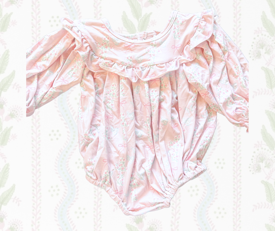 Girls Butterfly Blessings Long Sleeve Bamboo Bubble