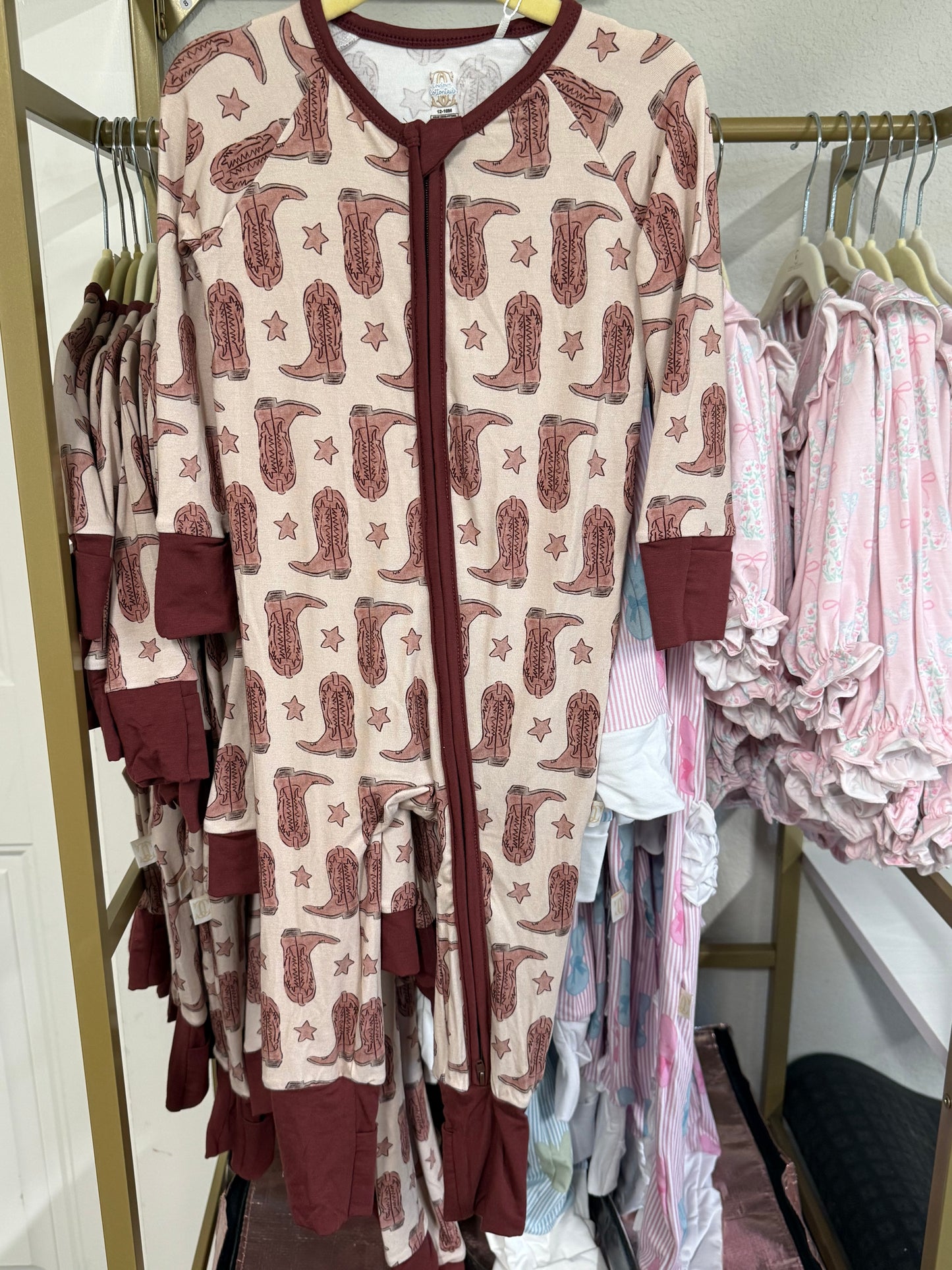 Saddle Up Double Zipper Romper & Two Piece Set