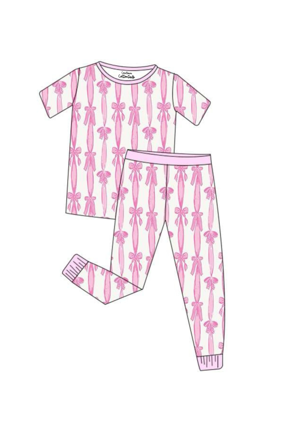 Ribbons & Bows | 2 PIECE PAJAMA SET