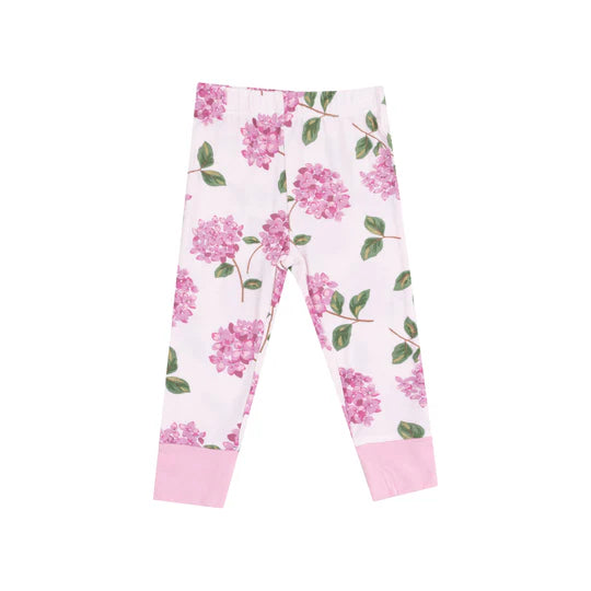 Hydrangeas Short Sleeve Loungewear Set