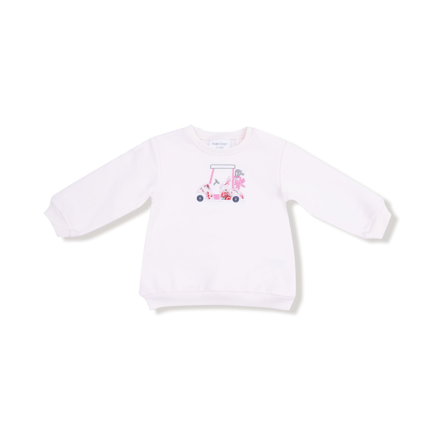 Pink Golf Swing into Cozy Oversized Sweatshirt