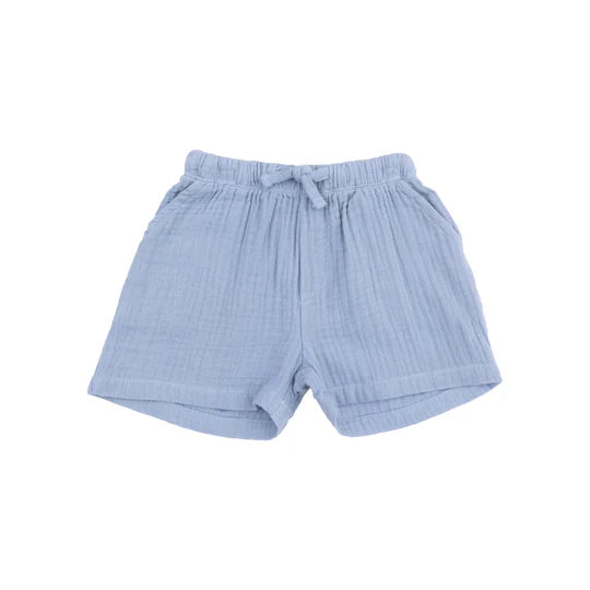 Whale Pocket Tee & Muslin Shorts Set