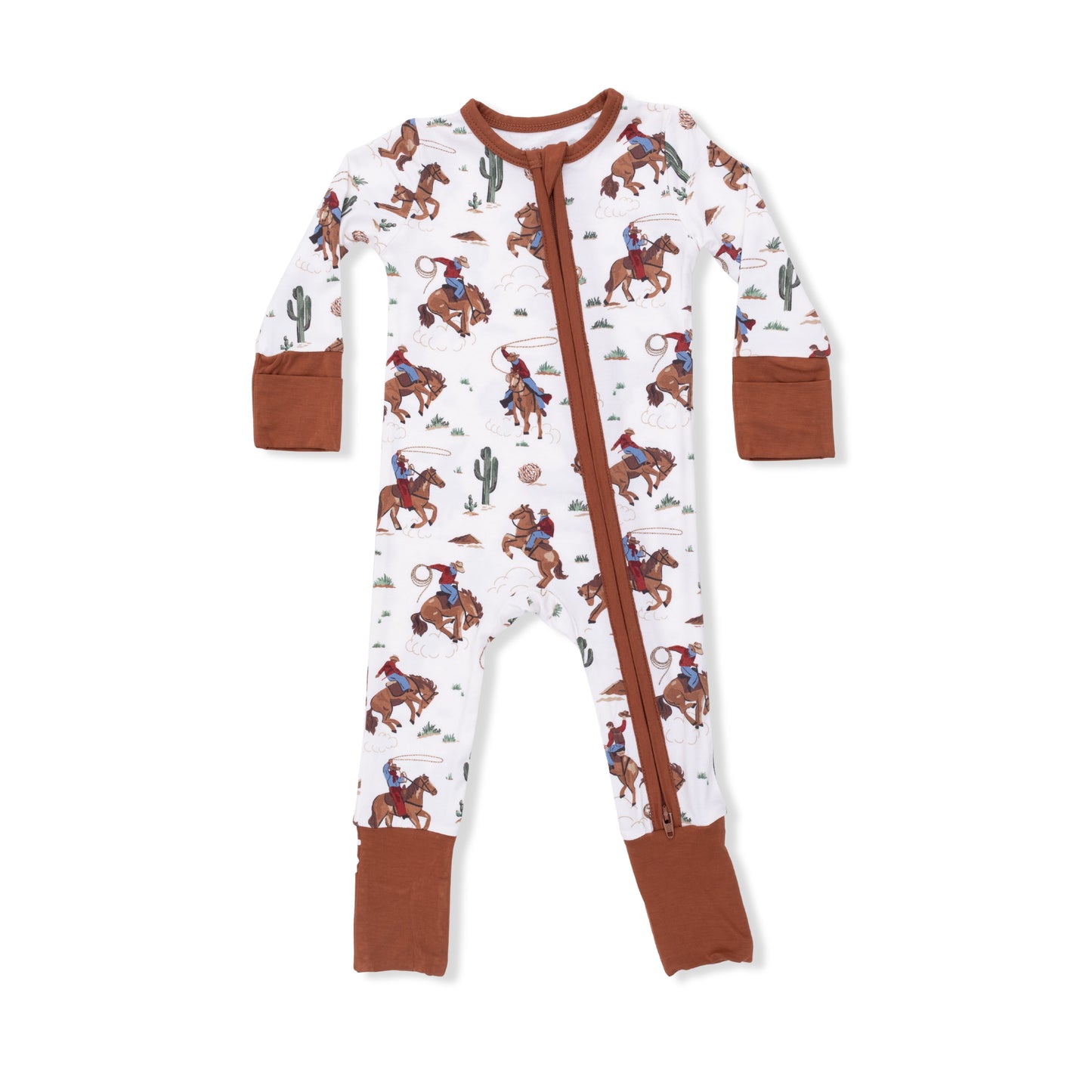 Buckaroo Western Double Zipper Romper