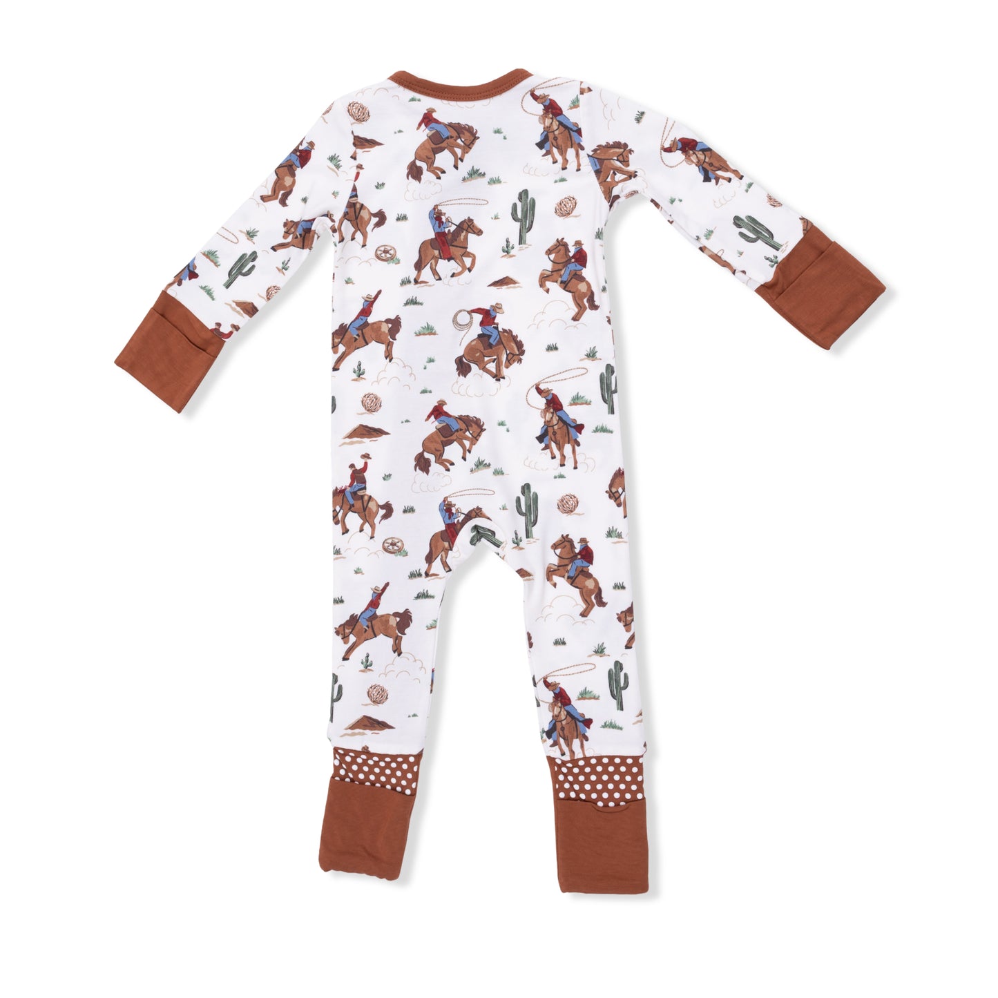 Buckaroo Western Double Zipper Romper