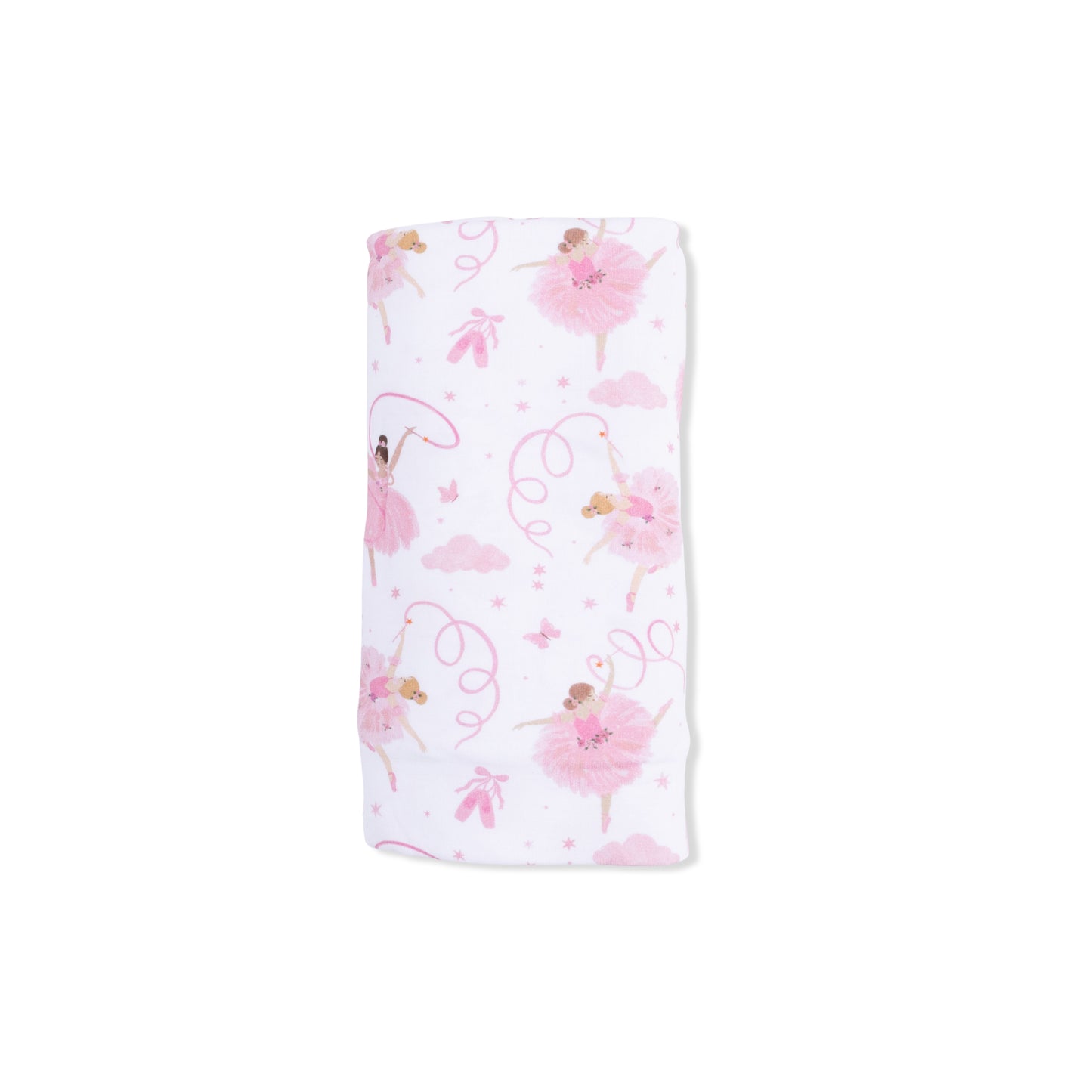 Ribbon Ballerinas Swaddle Blanket