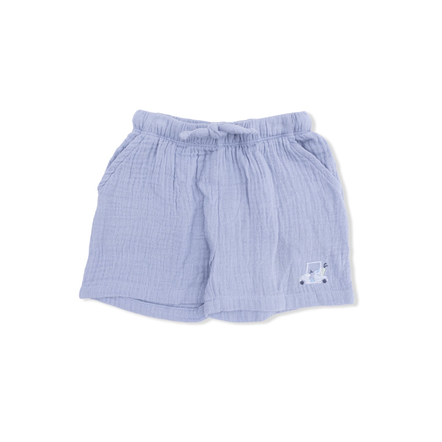 Golf Trellis Polo with Casual Shorts