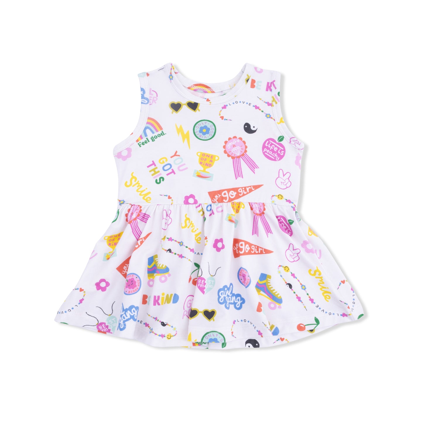 Girl Power Peplum Tank and Bike Shorts