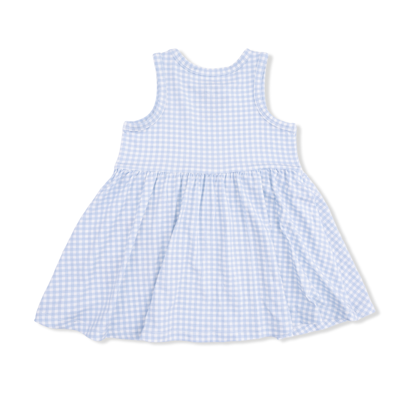 Cute Farm Animals Applique Tank Dress with Bloomers