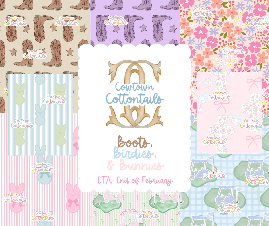 {PREORDER} Boots, Birdies, & Bunnies Collection