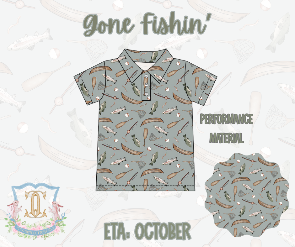 Gone Fishin' | PERFORMANCE POLO [PREORDER - Ships October]
