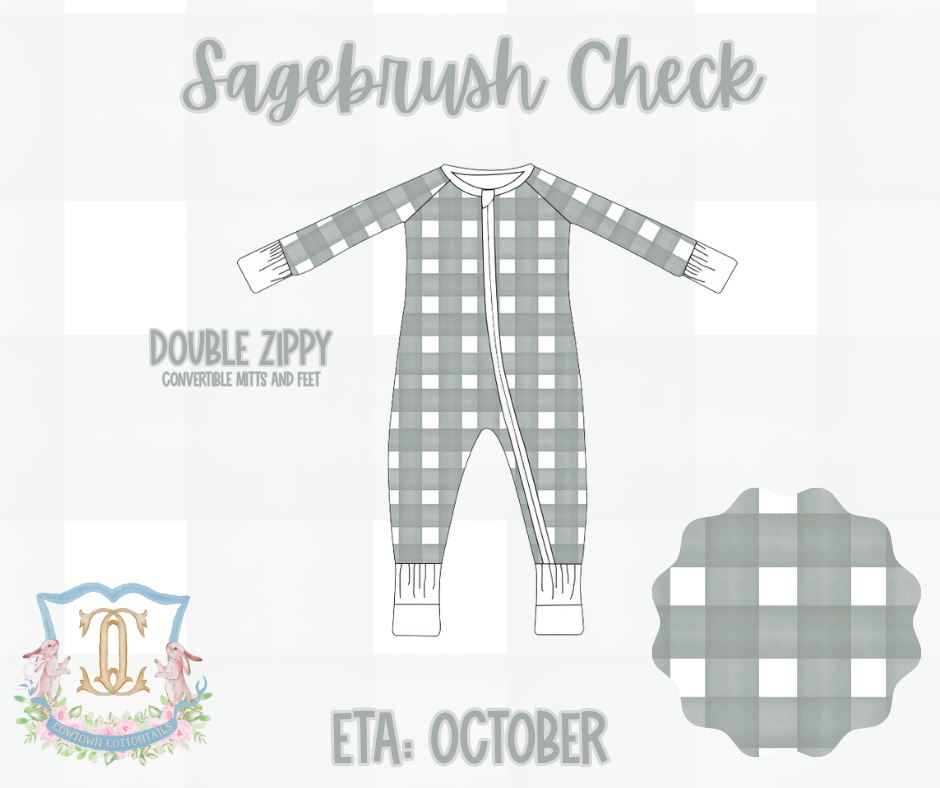 Sagebrush Check | ZIPPY [PREORDER - Ships October]