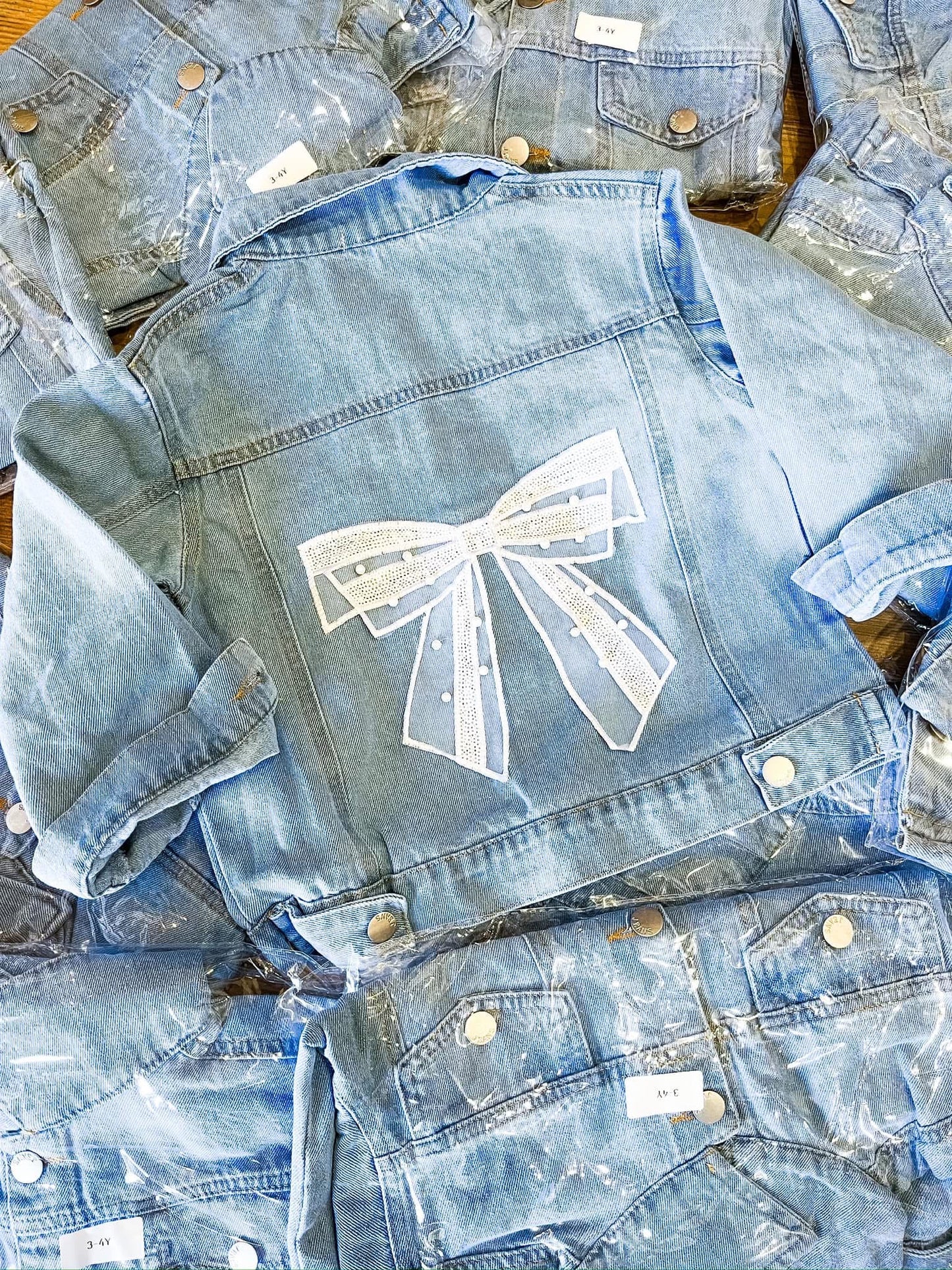 Bow Denim Jacket