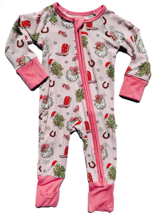 Pink Western Santa Zippy