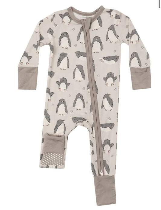 Penguin Pals Zippered Romper