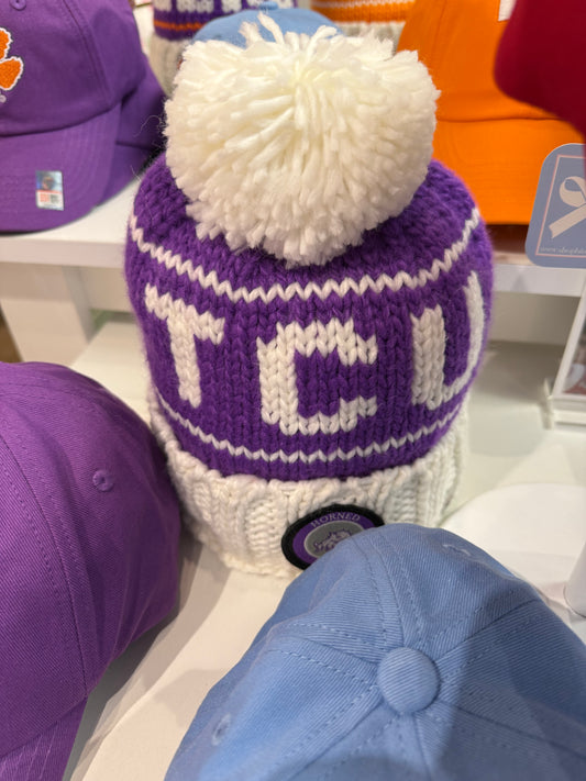 TCU Beanie Bauble Hat