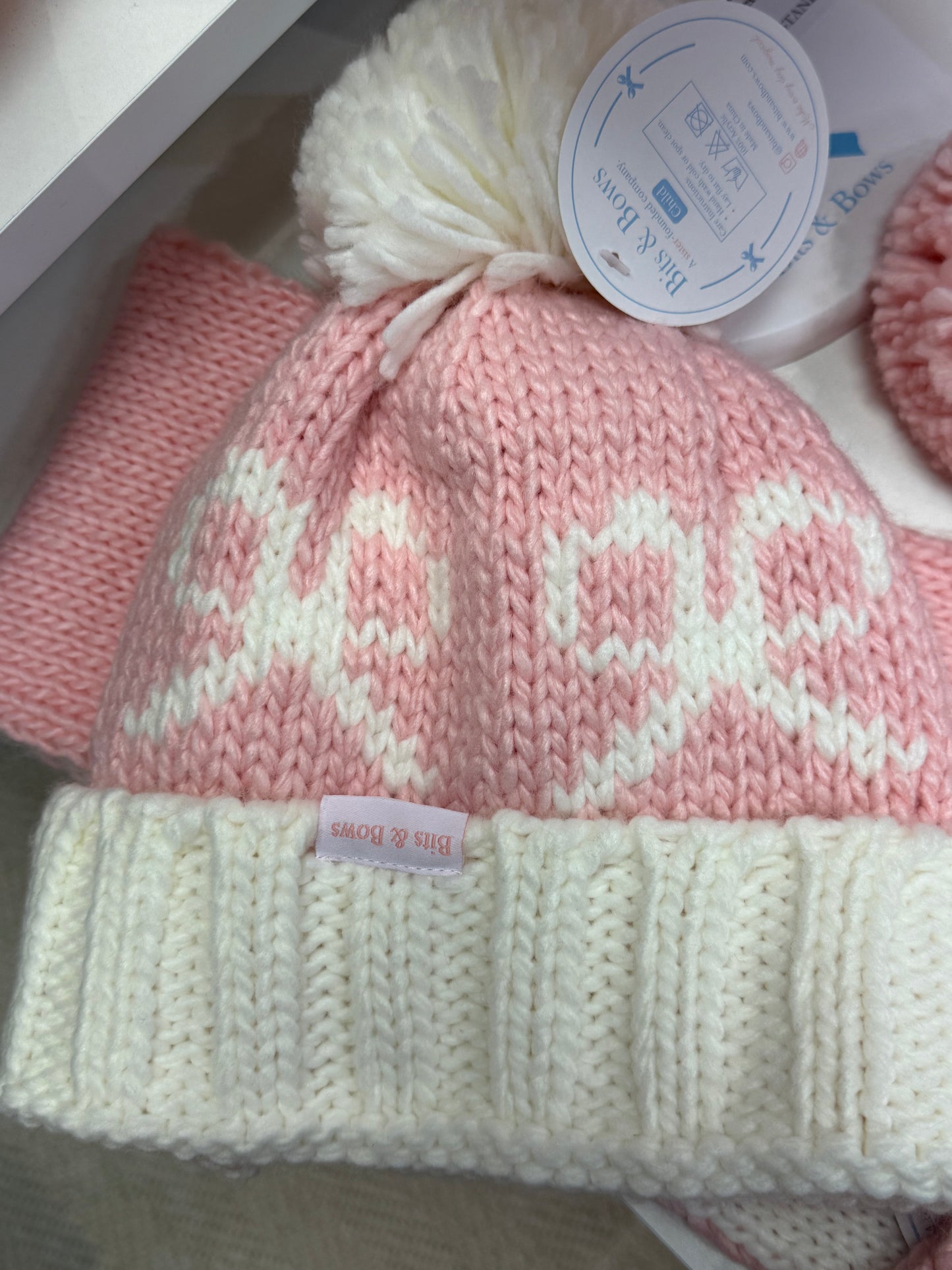 Bow Beanie Bauble Hat