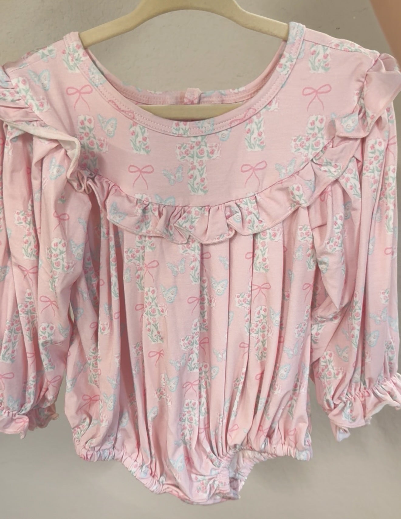 Girls Butterfly Blessings Long Sleeve Bamboo Bubble