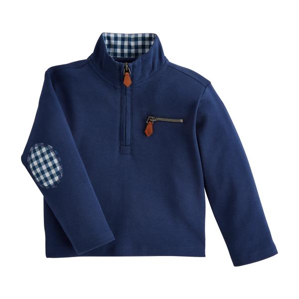 Navy Quarter Zip