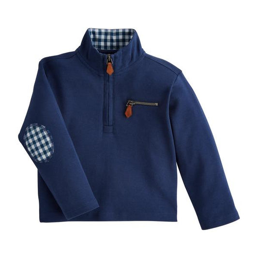 Navy Quarter Zip