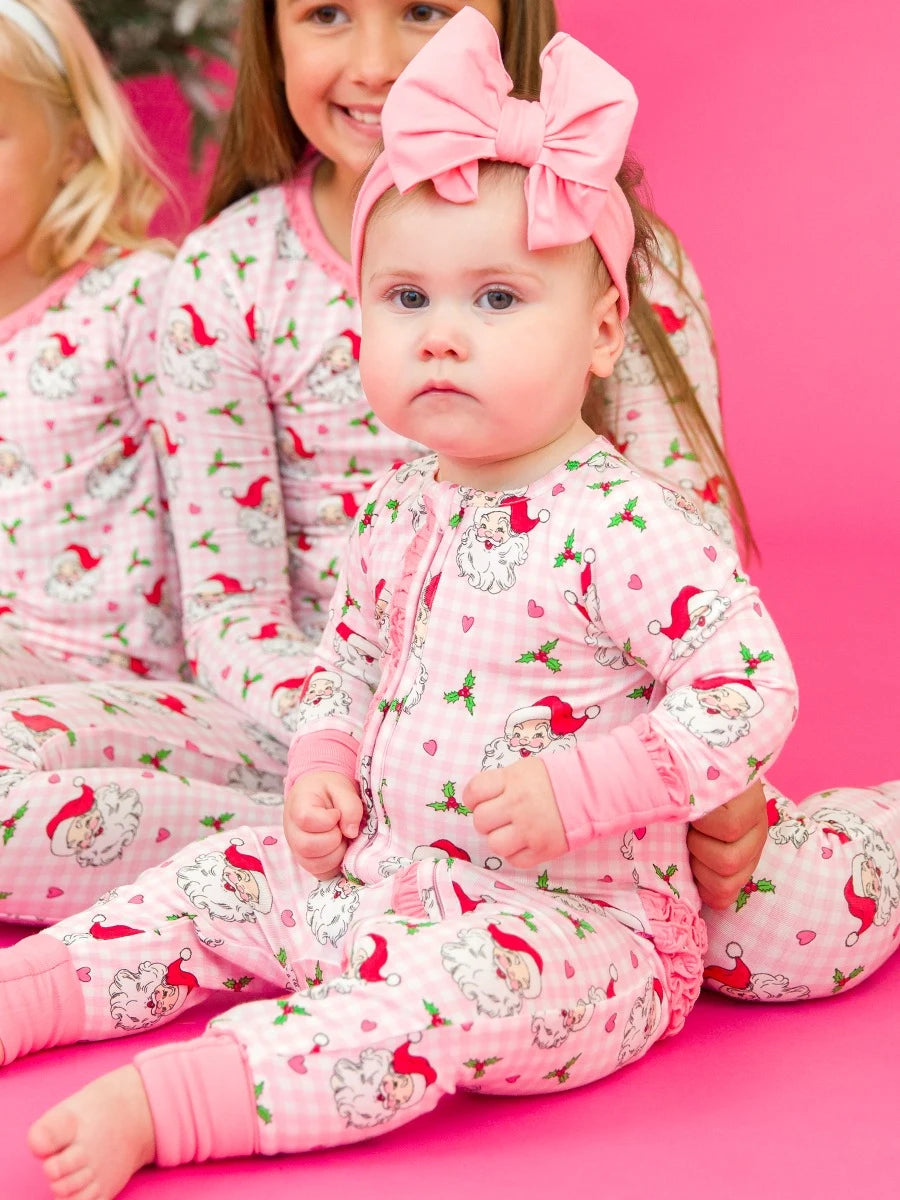 Dear Santa Ruffle Convertible Zippered Romper