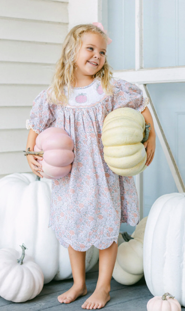 Blake Smocked Pumpkin Dress