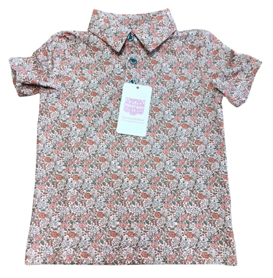 Blake Floral Boys' Polo