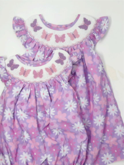 PKC Lucy Butterfly Smocked Dress