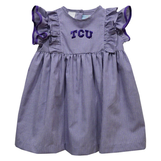 TCU Flutter Sleeve Dress
