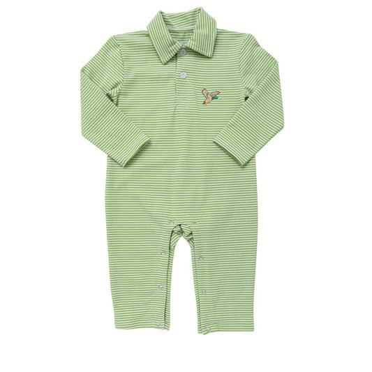 Boys' Duck Mallard Polo Romper