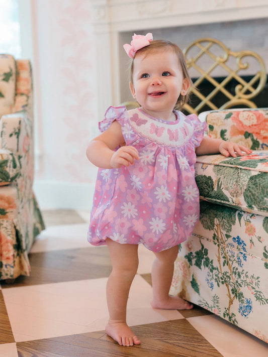 PKC Lucy Butterfly Smocked Bubble