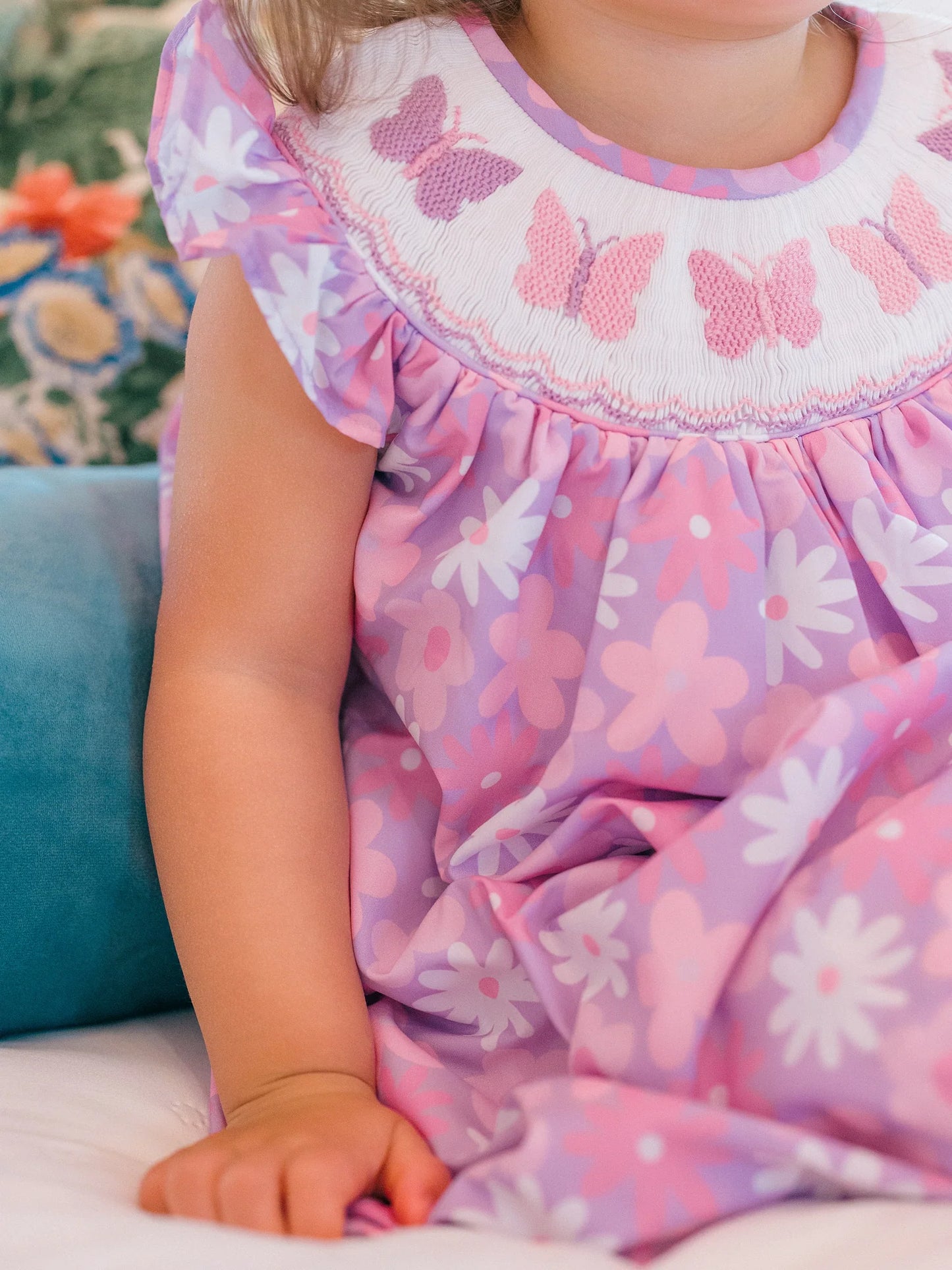 PKC Lucy Butterfly Smocked Dress