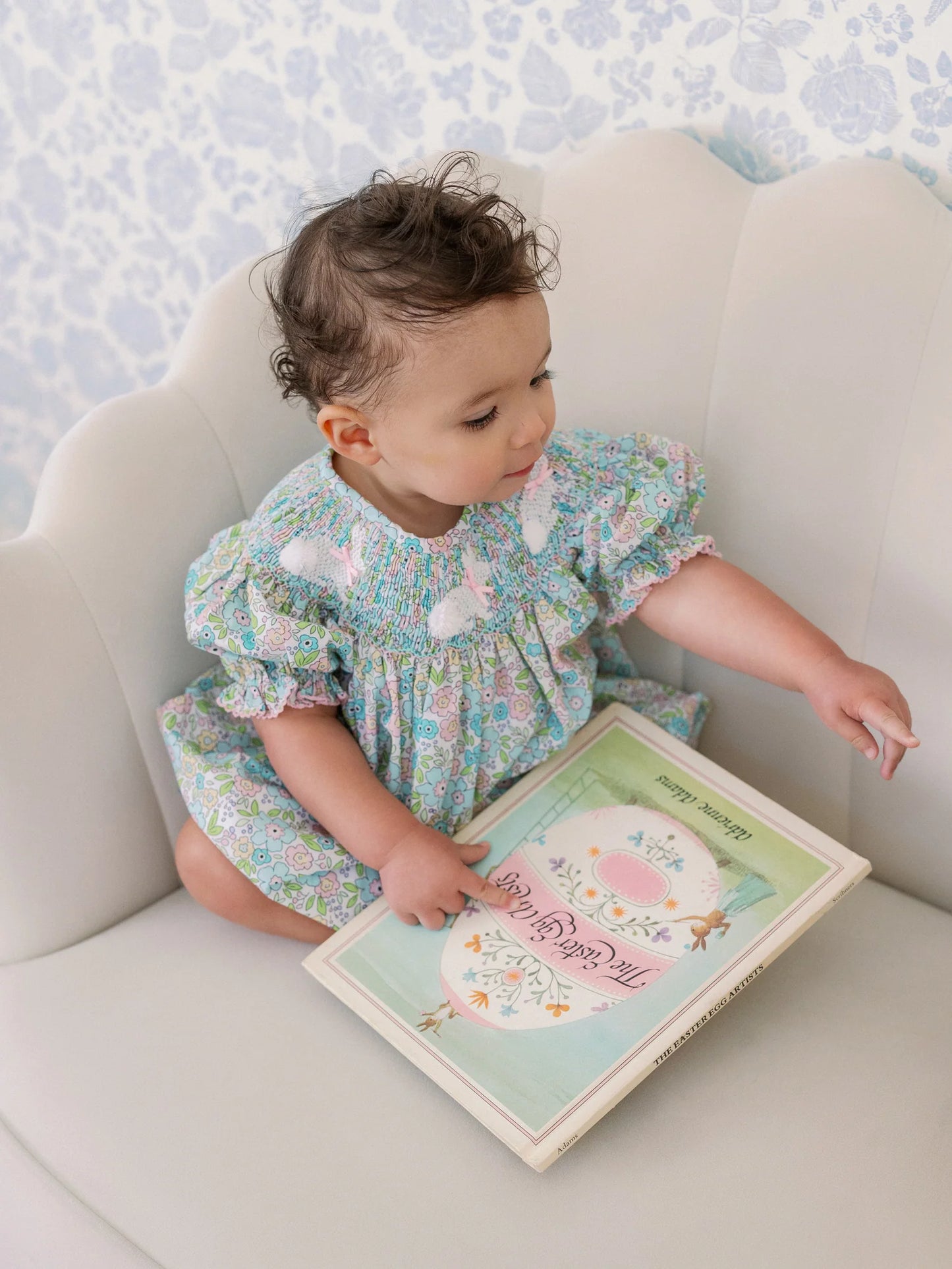 PKC Polly Bunny Smocked Bubble