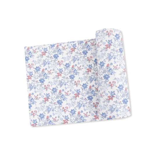 Country Girl Floral Swaddle Blanket