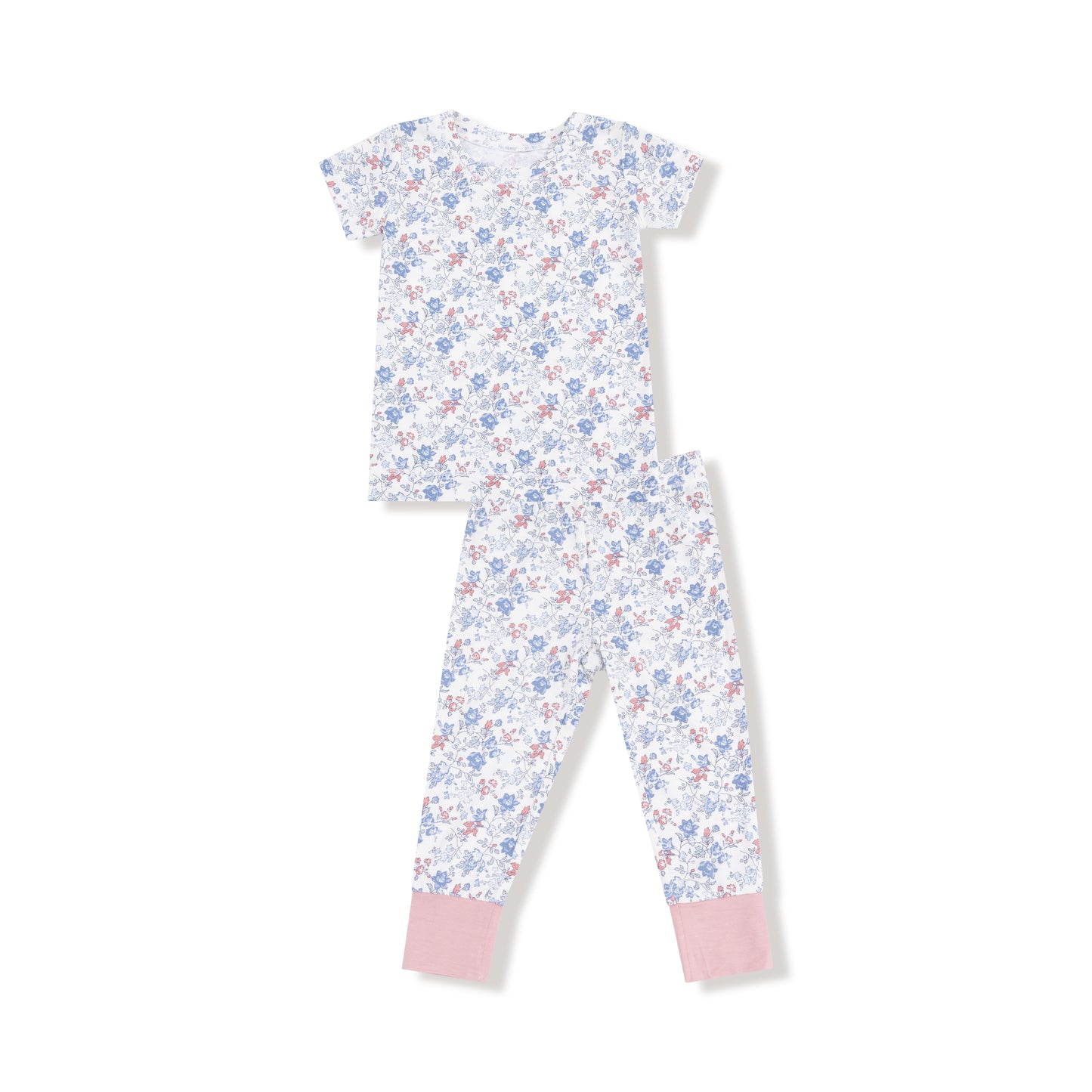 Country Girl Floral Short Sleeve Loungewear Set